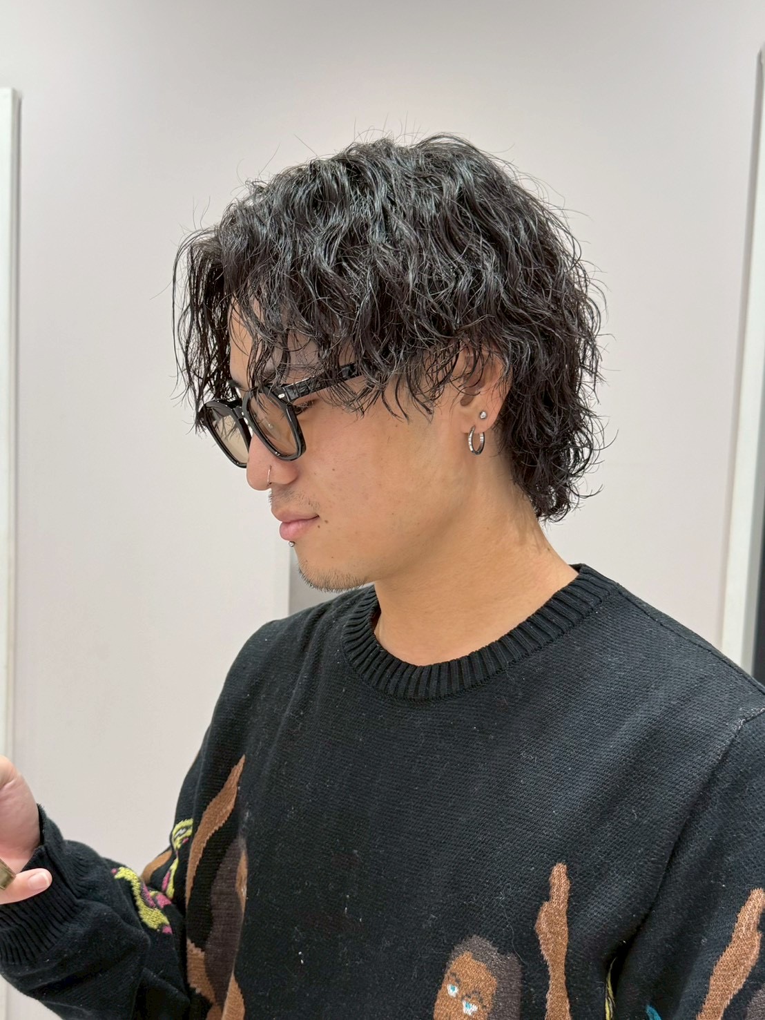 Hair Grande Seeek メンズパーマ デザイン例 3