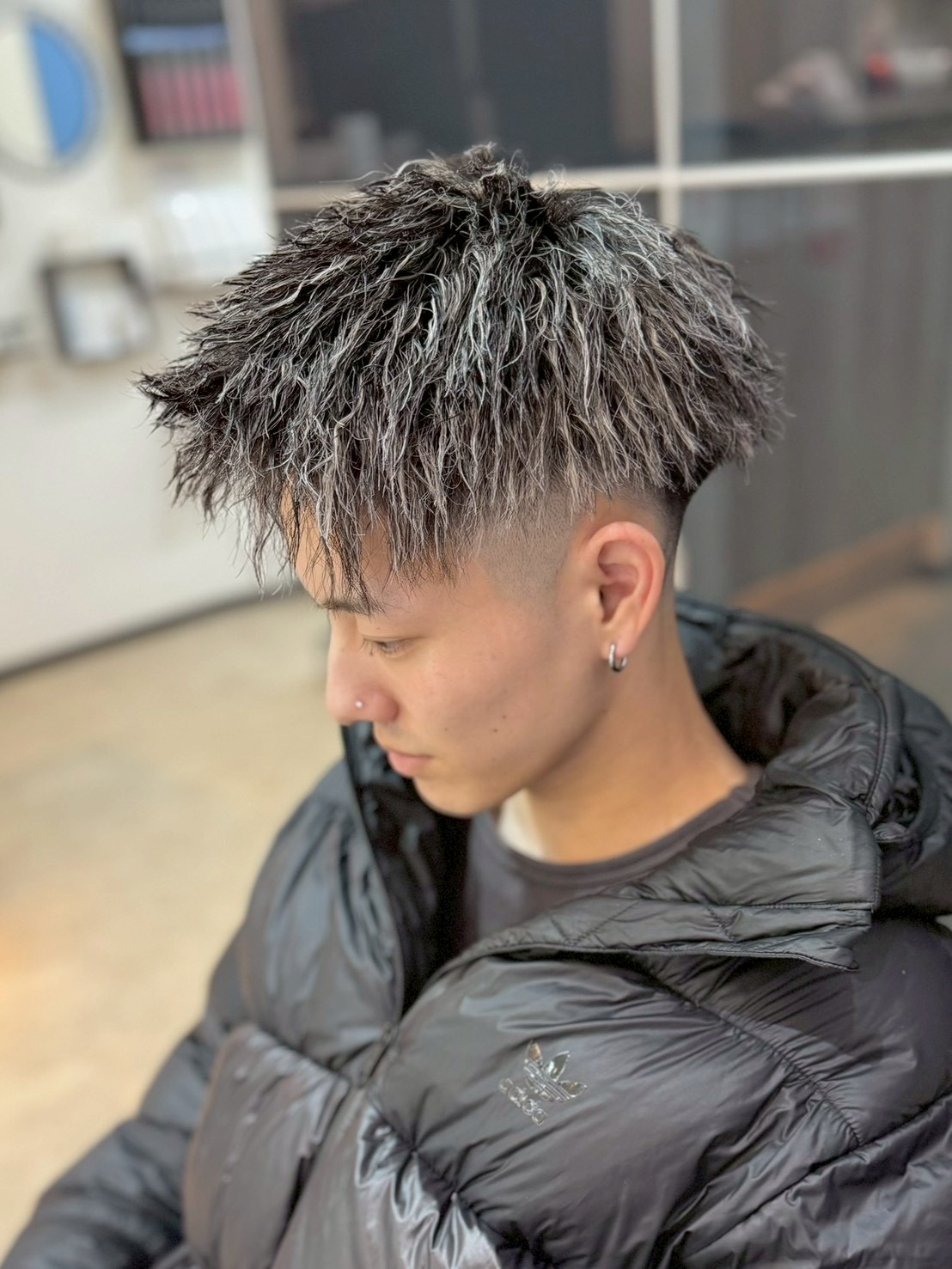 Hair Grande Seeek メンズパーマ デザイン例 4