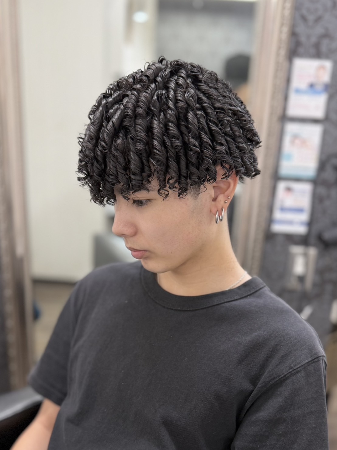 Hair Grande Seeek ブラックヘア デザイン例 1
