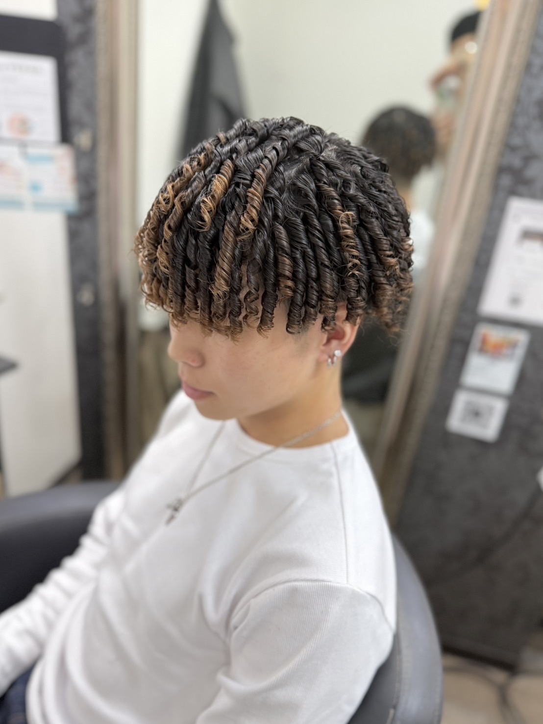 Hair Grande Seeek ブラックヘア デザイン例 3