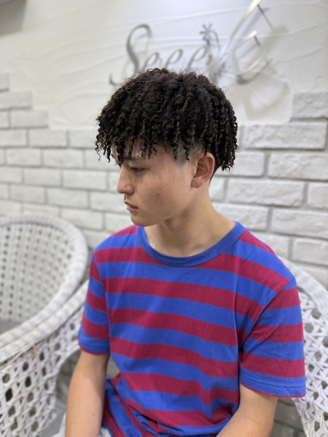 Hair Grande Seeek ブラックヘア デザイン例 5