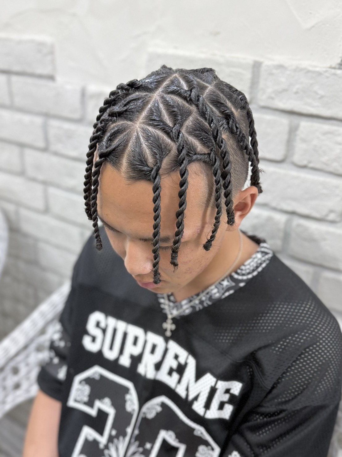Hair Grande Seeek ブラックヘア デザイン例 6