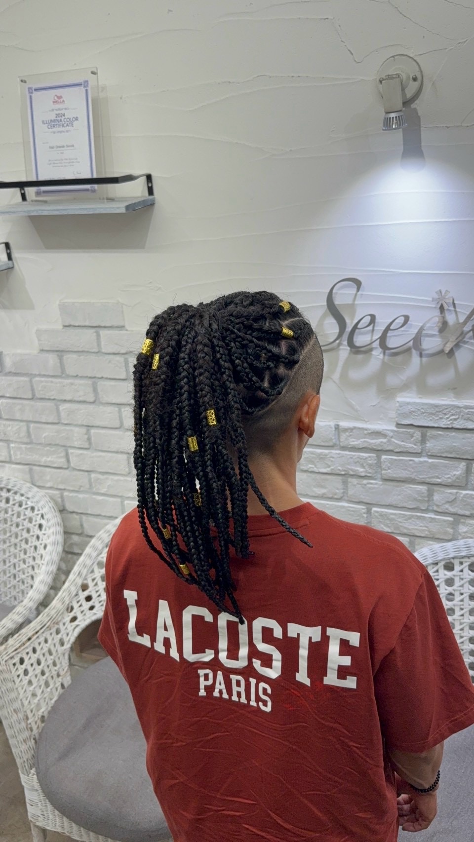 Hair Grande Seeek ブラックヘア デザイン例 10